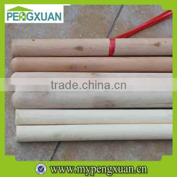 guangxi factory direct hardwood round posts wiht tapered-ends