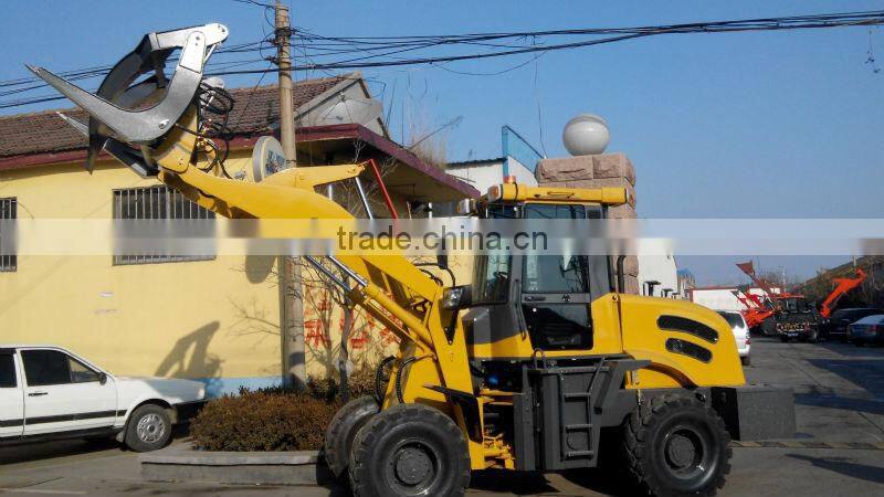 log grapple for wheel loader HZM918 with 4 cylinder engine