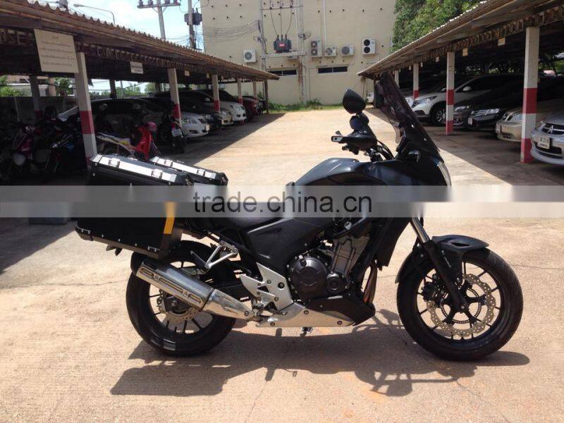 Motobike alloy pannier bag