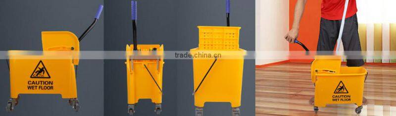 32L mop bucket with wringer side press plastic
