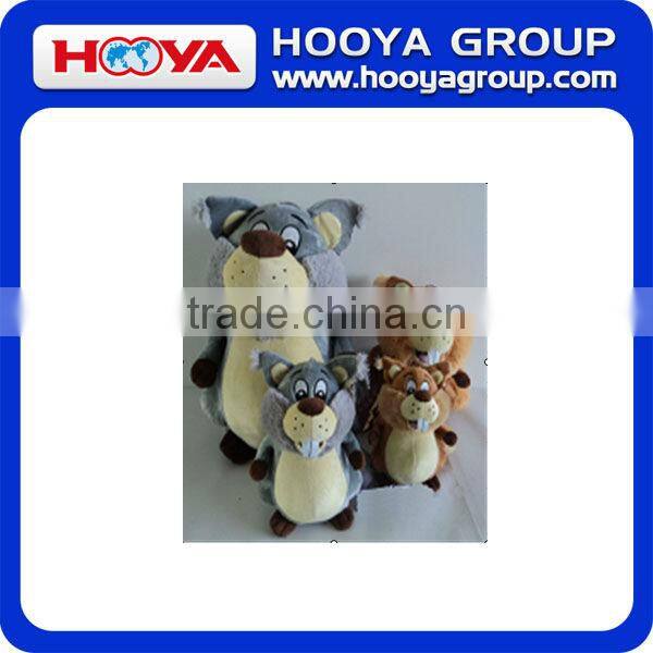 20CM 2-COLOR BEAVER SHAPED PLUSH TOYS