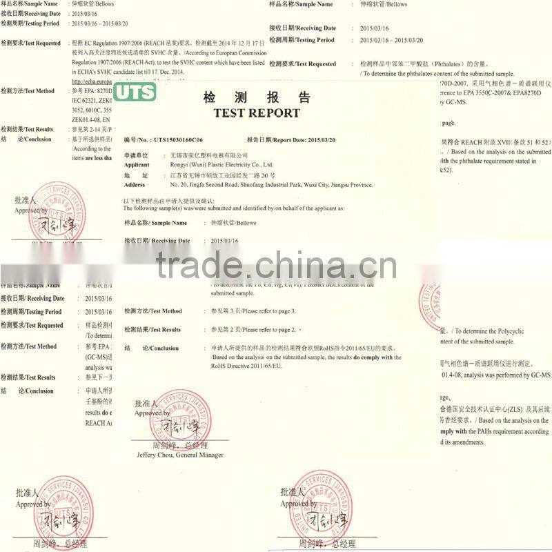 flexible corrugated pipe wire hose used for car wash machines