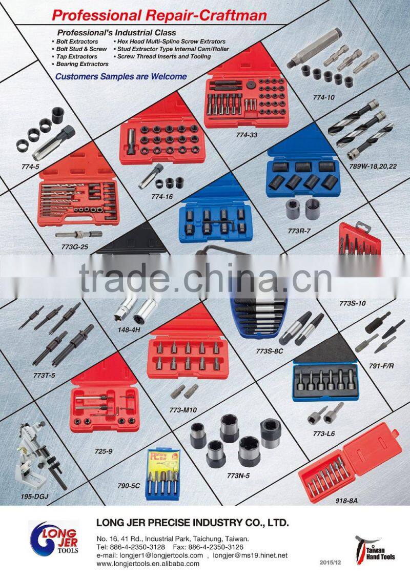 9PCS Remove Extractor Repair Aircraft Tool Set