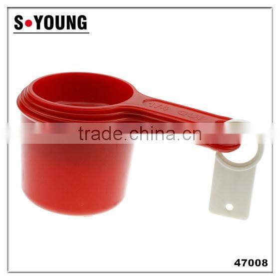 47008 4pcs plastic Measuring Cups and Spoons Set