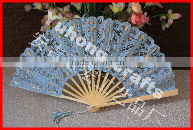 Chinese bamboo crafts wedding fan