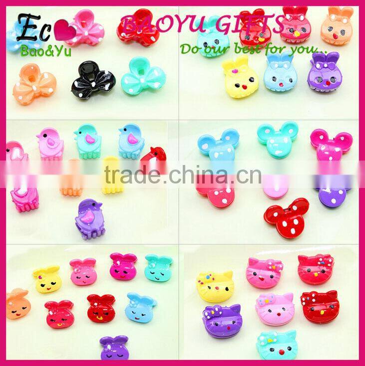 Hot sale beautiful Grosgrain Ribbon kids hair clips bows kids hair clips