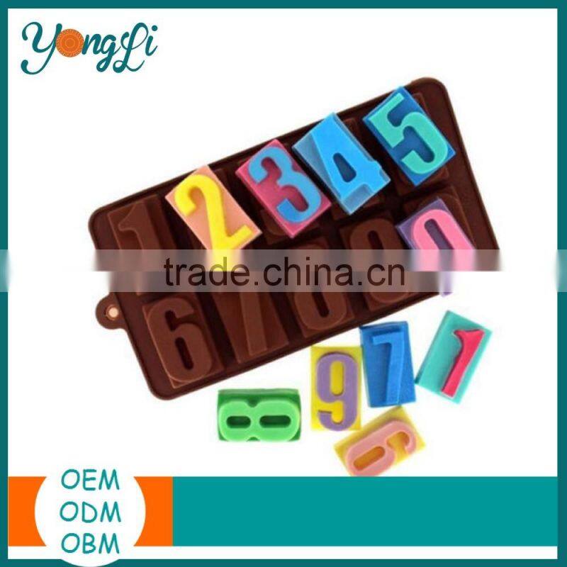 Letter Candy Sweets Chocolate Chip for Sculpture Pastry Lace Molds