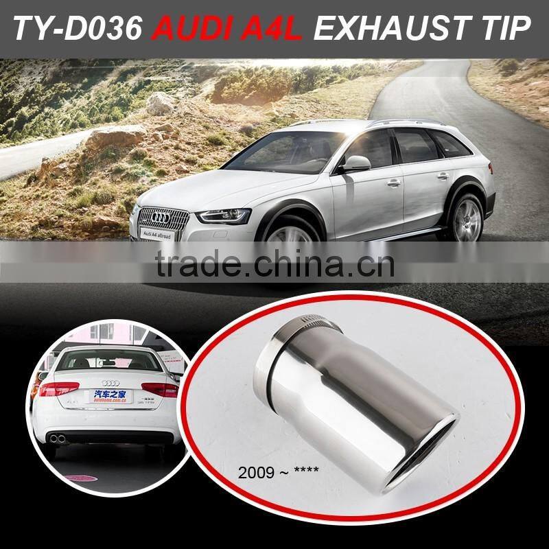 auto ss304 stainless exhaust tips for Audi A4L