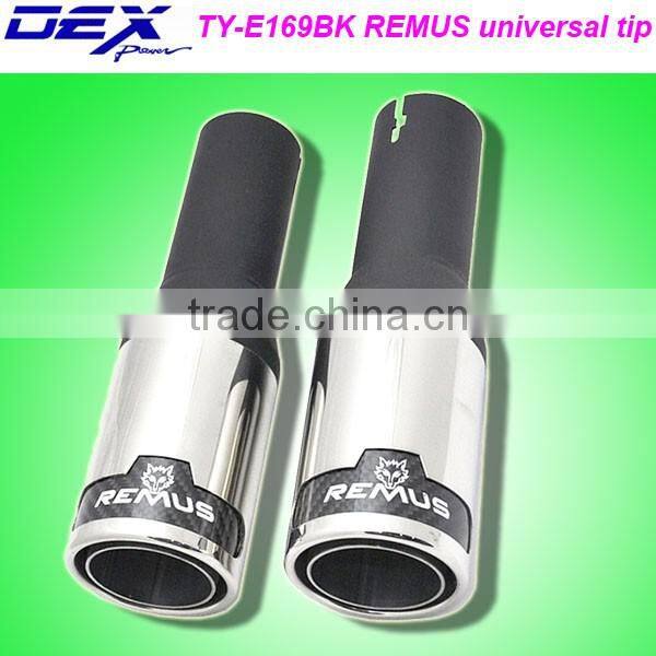 high quality automotive part stainless steel 304 and carbon fiber universal exhaust tip