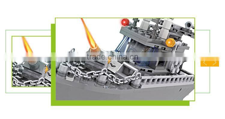 Most popular diy building blocks toy plastic model boat parts