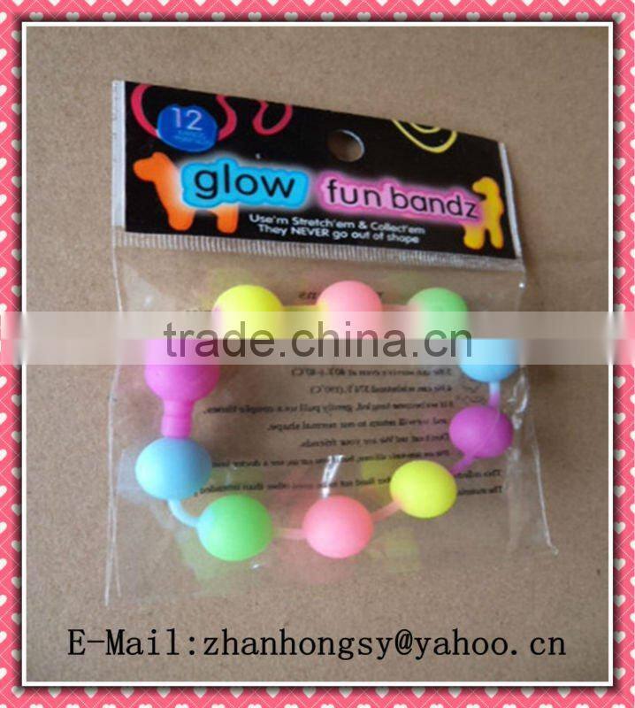 silicone snap charm bracelet