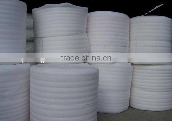 China Export Wholesale EPE foam cloth cushion film /color white /tasteless