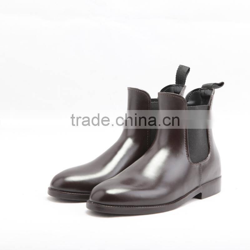 PVC Women Riding Boots, Brown Color Riding Boots