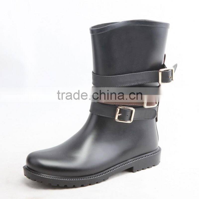 new fashion women wellies pvc rain boots from China