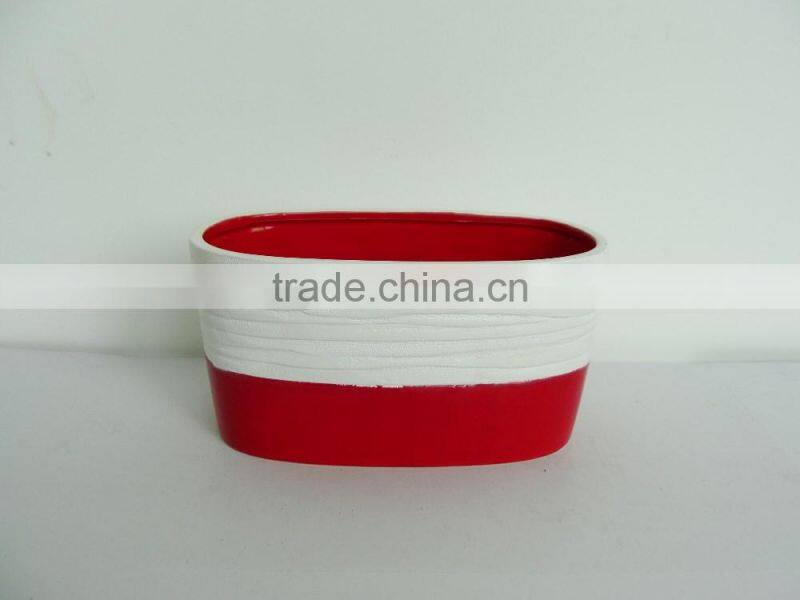 Cute vegetable shape dolomite ceramic flower pot for home and garden decorative