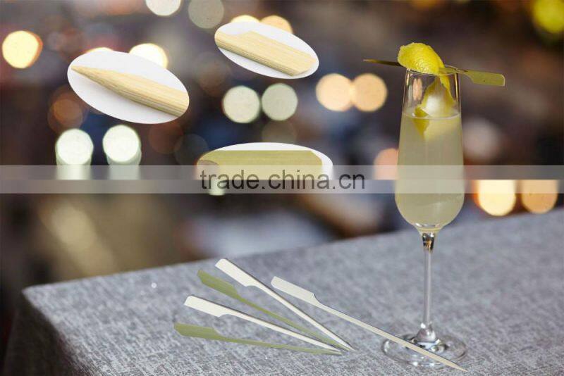New product 2016 decoration cocktail color bamboo skewers