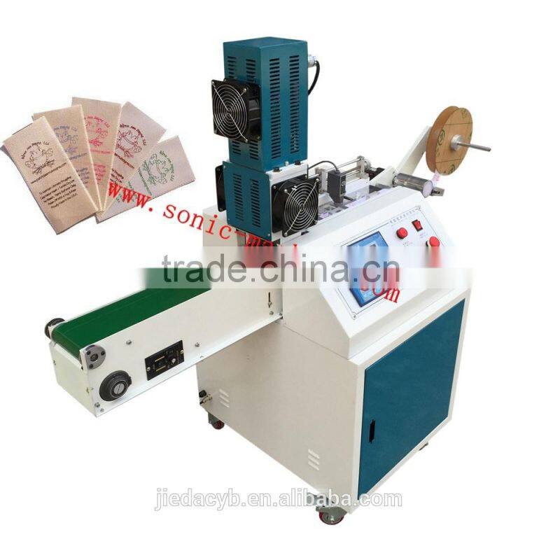 cutting lable machine with ultrasonic high efficiency system