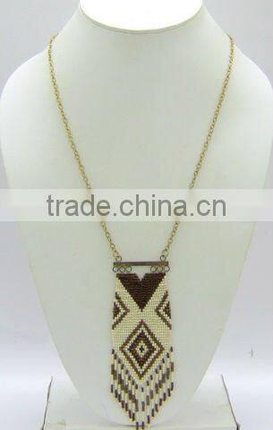 Beaded summer Pendant Necklaces