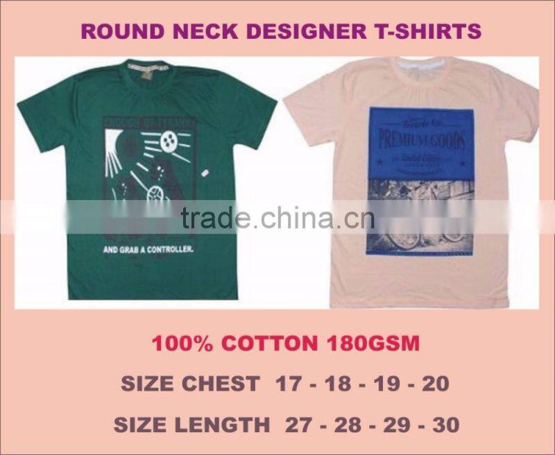 T-Shirts 100% Cotton O-Neck low price high quality