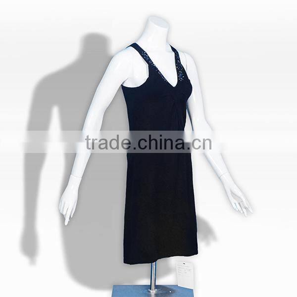 summer fashion and contracted black women's dress