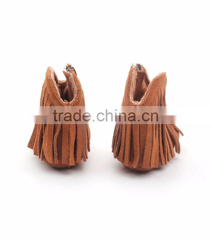 Wholesale kids shoes baby moccasins leather boot