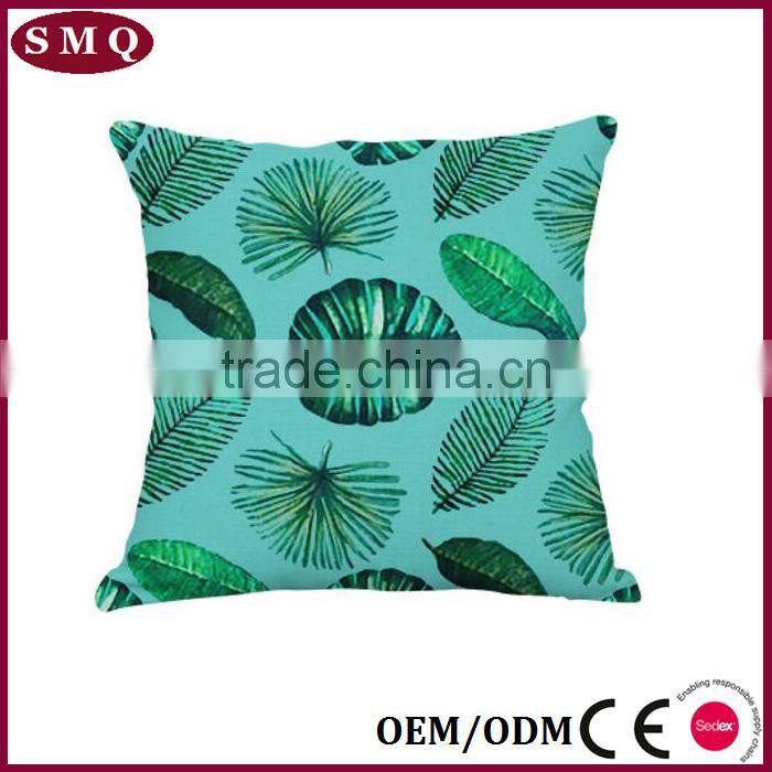 bright color forest printing wholesale pillow cover