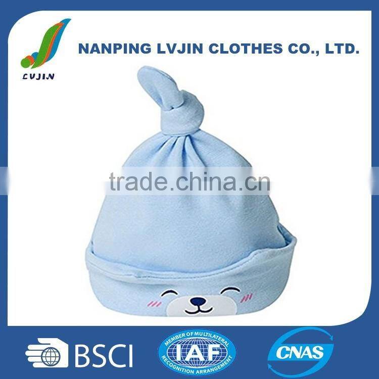 100% Cotton Cute Cartoon baby caps Sleeping Hat Newborn 0-1Years Old