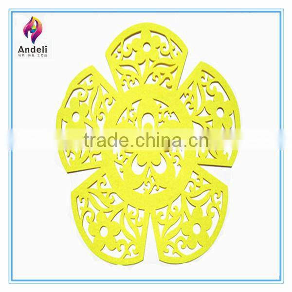 2014 new design high quality felt restaurant table mats