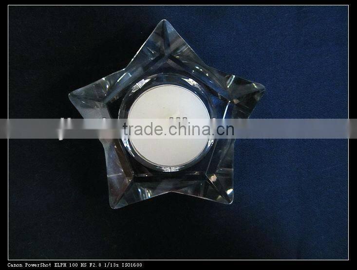 Elegant star shape Crystal candlesticks
