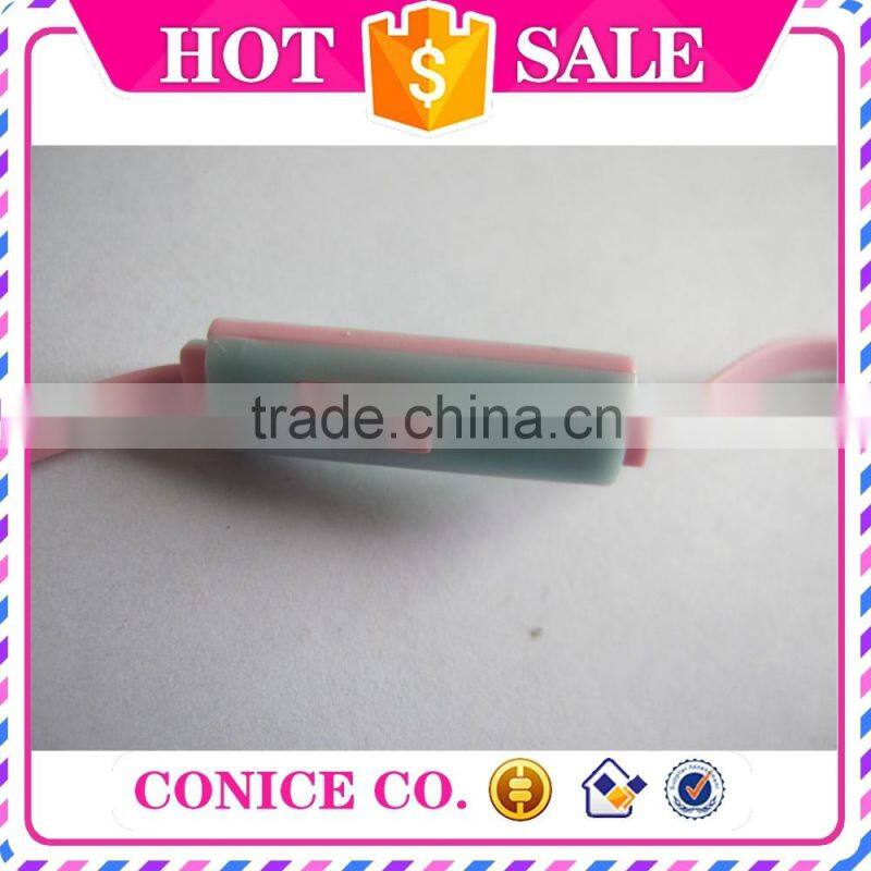 super bass stereo 3.5mm metal jack flat cable wired silicone plug in-ear earbuds earphone