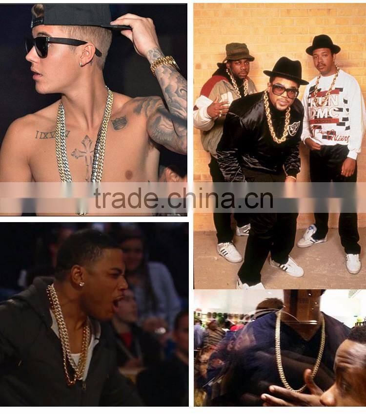 aluminum chain metal pendant necklace hip hop necklace Thick metal accessories fashion pendant jewelry