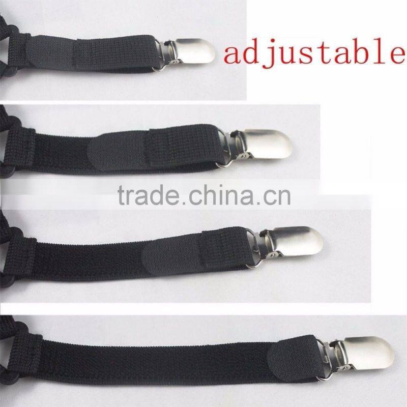 4 Pack Triangle Bed Mattress Sheet Clip Grippers Straps Suspender Fasteners Holder