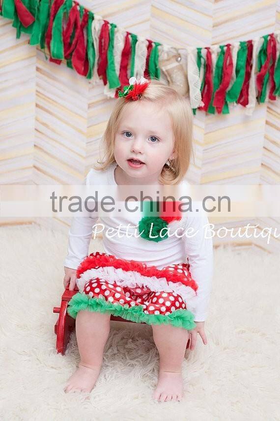 Christmas hot selling!! girl boutique pajamas baby girls 2 pcs baby gift set