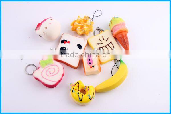 Stress relase squishy Kawaii toys 15pcs/set PU Soft squishy slow rising toys