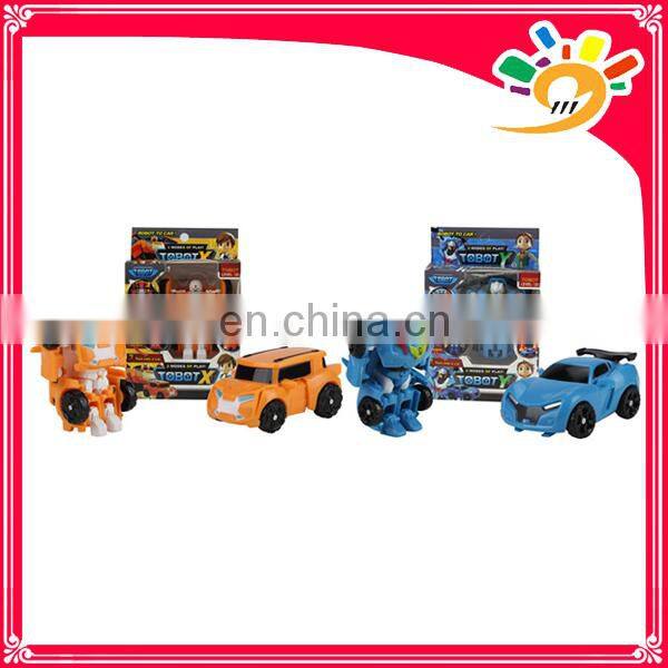 super toy plastic transform car transform robot toy