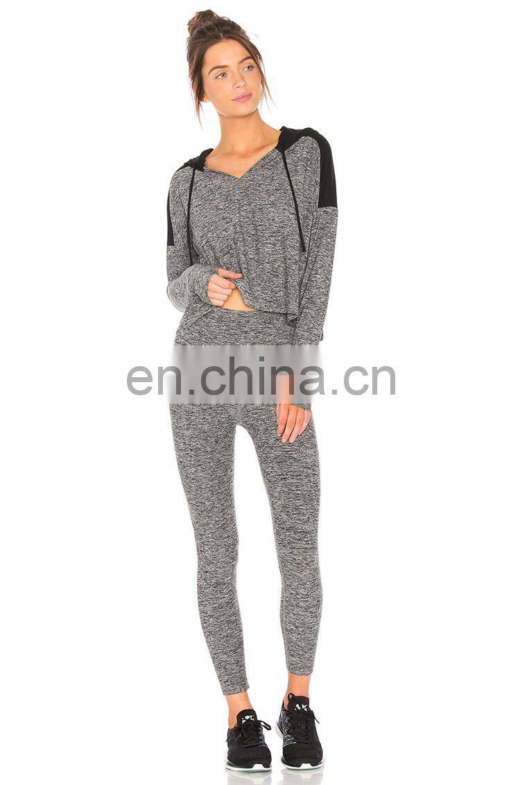 2017 custom activewear wholesale oversize hooded sweatshirt