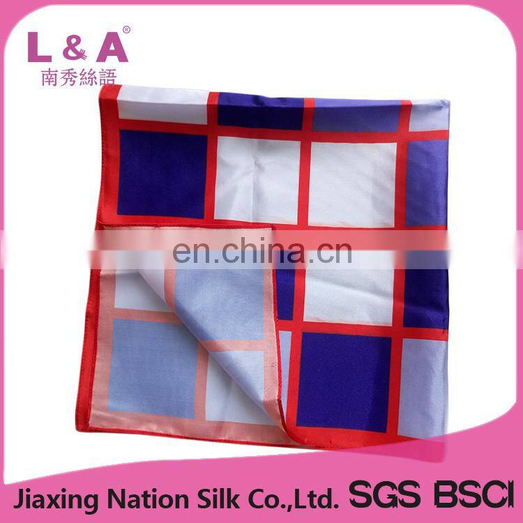 100% polyester silk feel scarf women satin scarves
