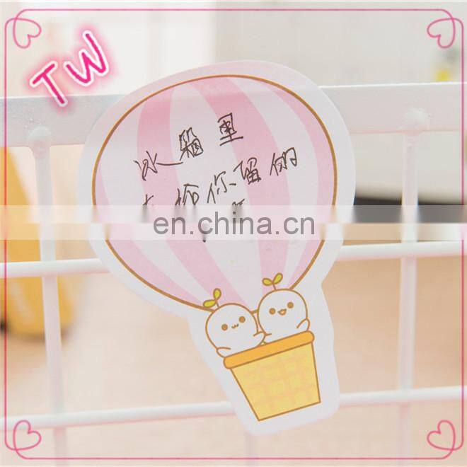 2018 yiwu stationery market low price ODM custom Eco-friendly colorful paper sticky memo pad in different shapes