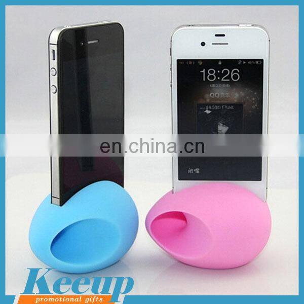 Popular Silicone Egg Shape Loudspeaker for Iphone