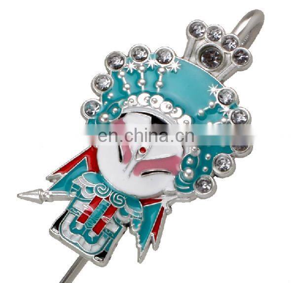 custom heart shape metal bookmark blank