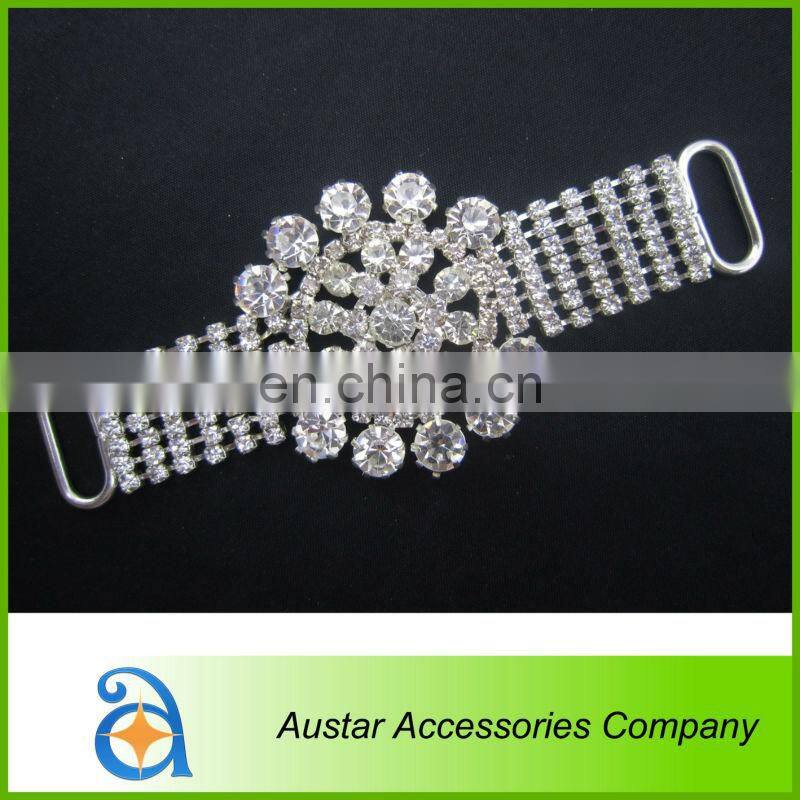 diamante bikini connector with Crystal AB stone & gold base for swimwear