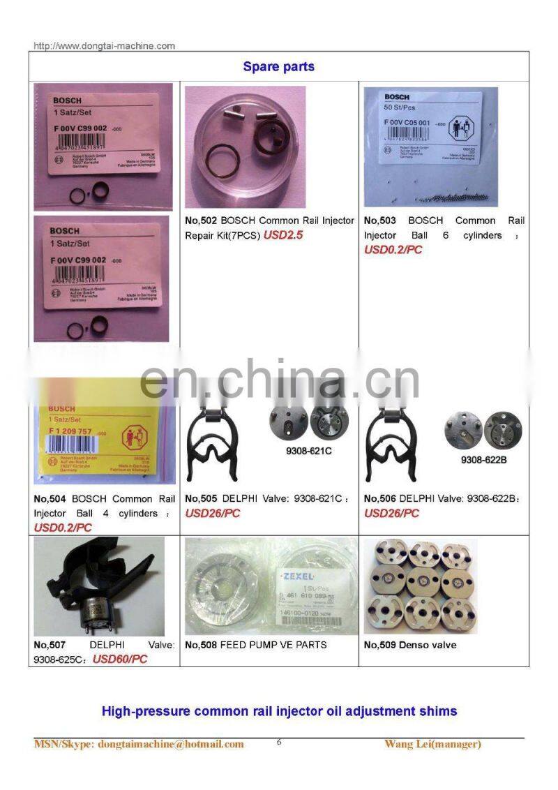 No,001 Full set common rail tools