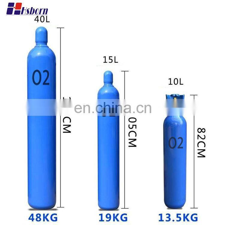 High Pressure 48L Welding Filling Oxygen Cylinder