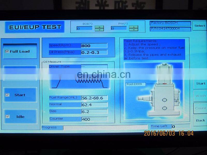 Electronic Unit Injector /Electeric Unit Pump Tester EUI/EUP Cambox with Adapters