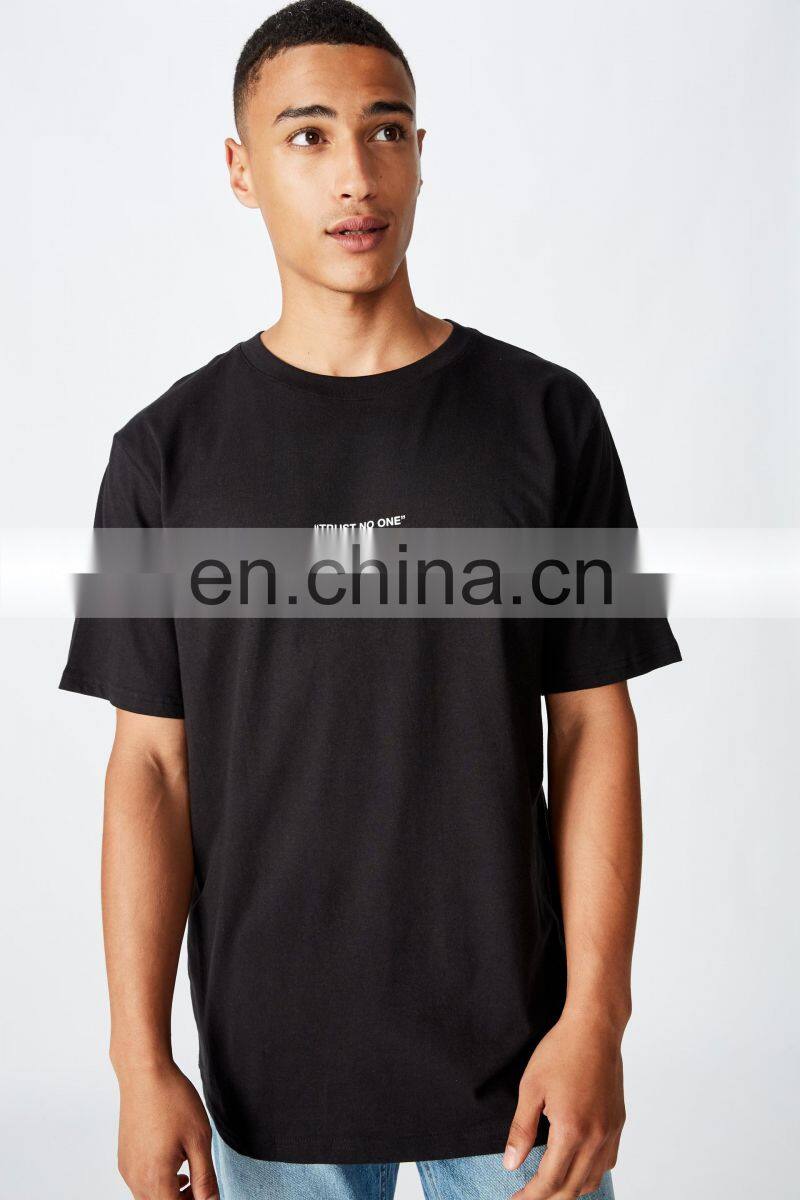 DiZNEW Custom Short Sleeve Black T- shirt