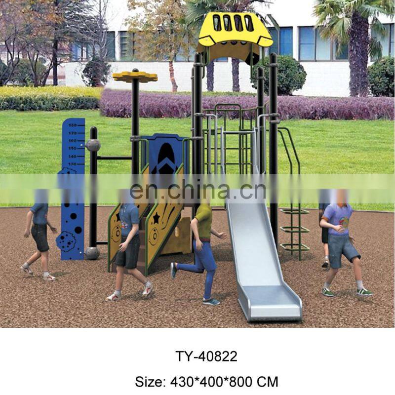 Simple small slide, iron slides with kids