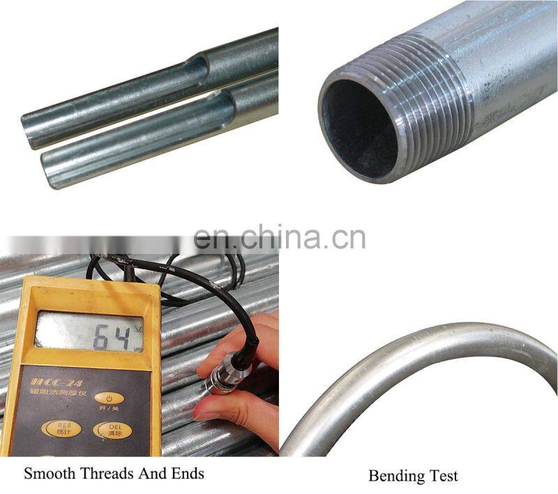 UL listed UL6 ANSI C80.1 electrical rigid steel conduit