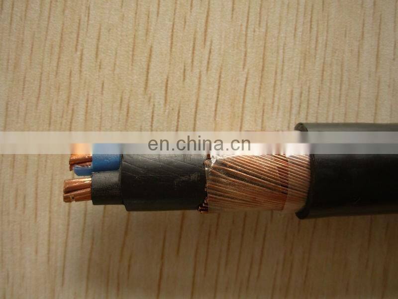 3x6awg XLPE Insulated Copper Concentric Cable