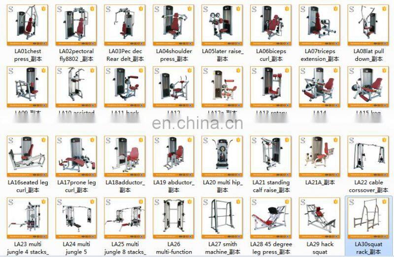 Gym Equipment Commercial Body Fit Exercise Pin Loaded Machine Multi Hip LA20