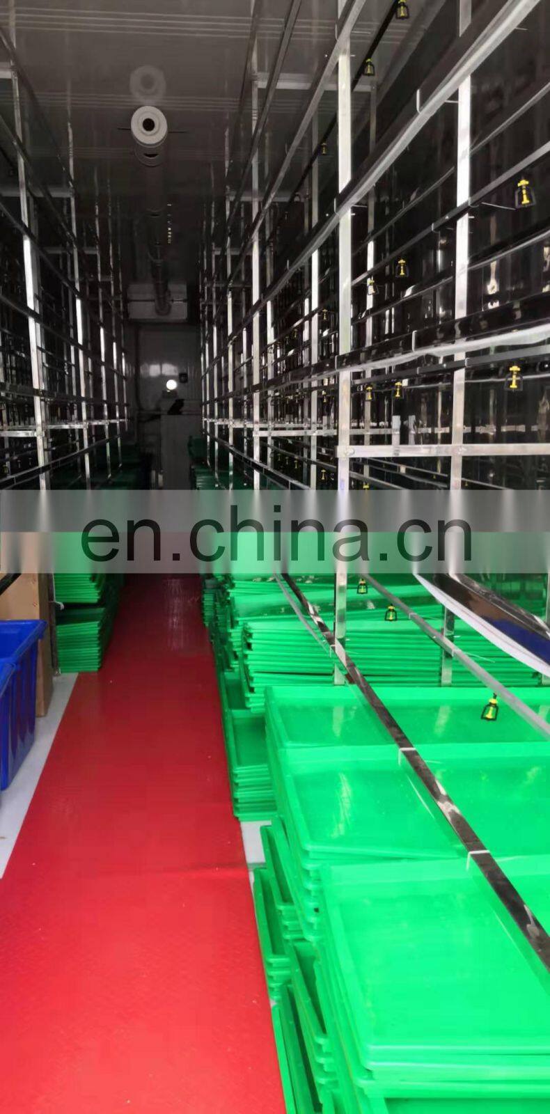factory price professional automatic 1000kg/day green barley grass hydroponic fodder machine/hydroponic fodder container